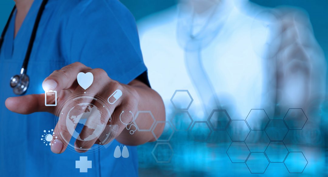 success smart medical doctor working with team as concept Dr David